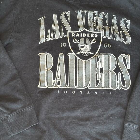 Mens Sweatshirt Size Medium Las Vegas Raiders Football Raider Nation Fan Gear - Picture 2 of 7